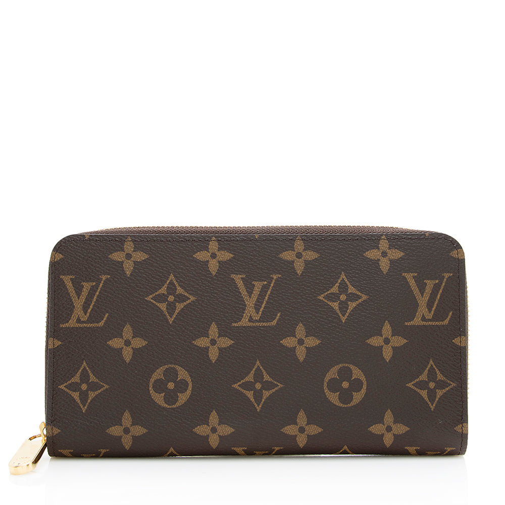 Louis Vuitton Monogram Canvas Zippy Wallet (SHF-19507)