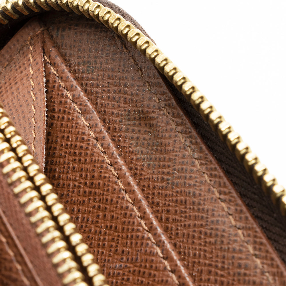 Louis Vuitton Monogram Canvas Zippy Wallet (SHF-20461)