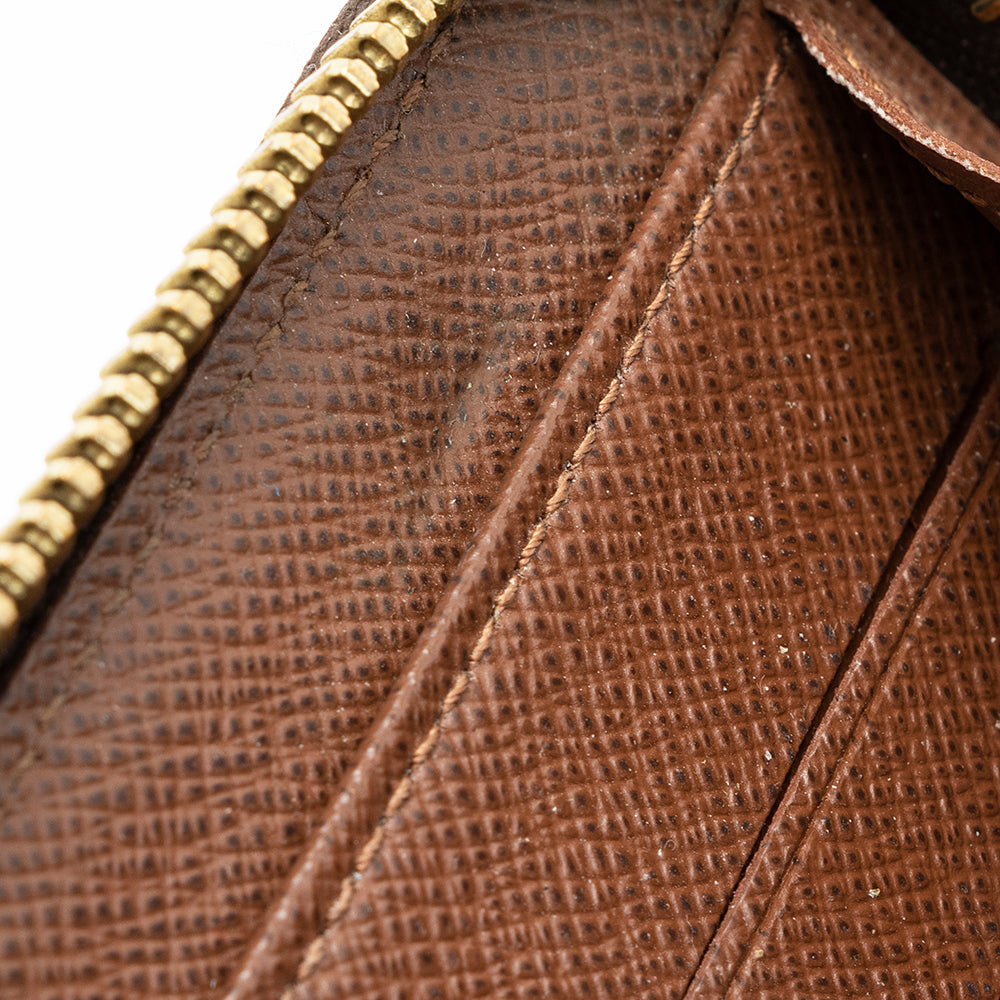 Louis Vuitton Monogram Canvas Zippy Wallet (SHF-20461)