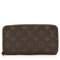 Louis Vuitton Monogram Canvas Zippy Wallet (SHF-20461)