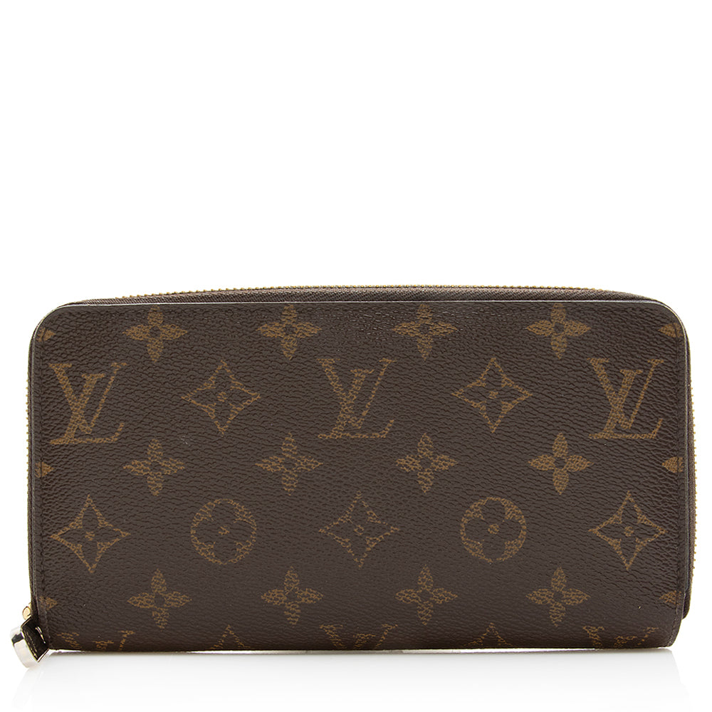 Louis Vuitton Monogram Canvas Zippy Wallet (SHF-20461)