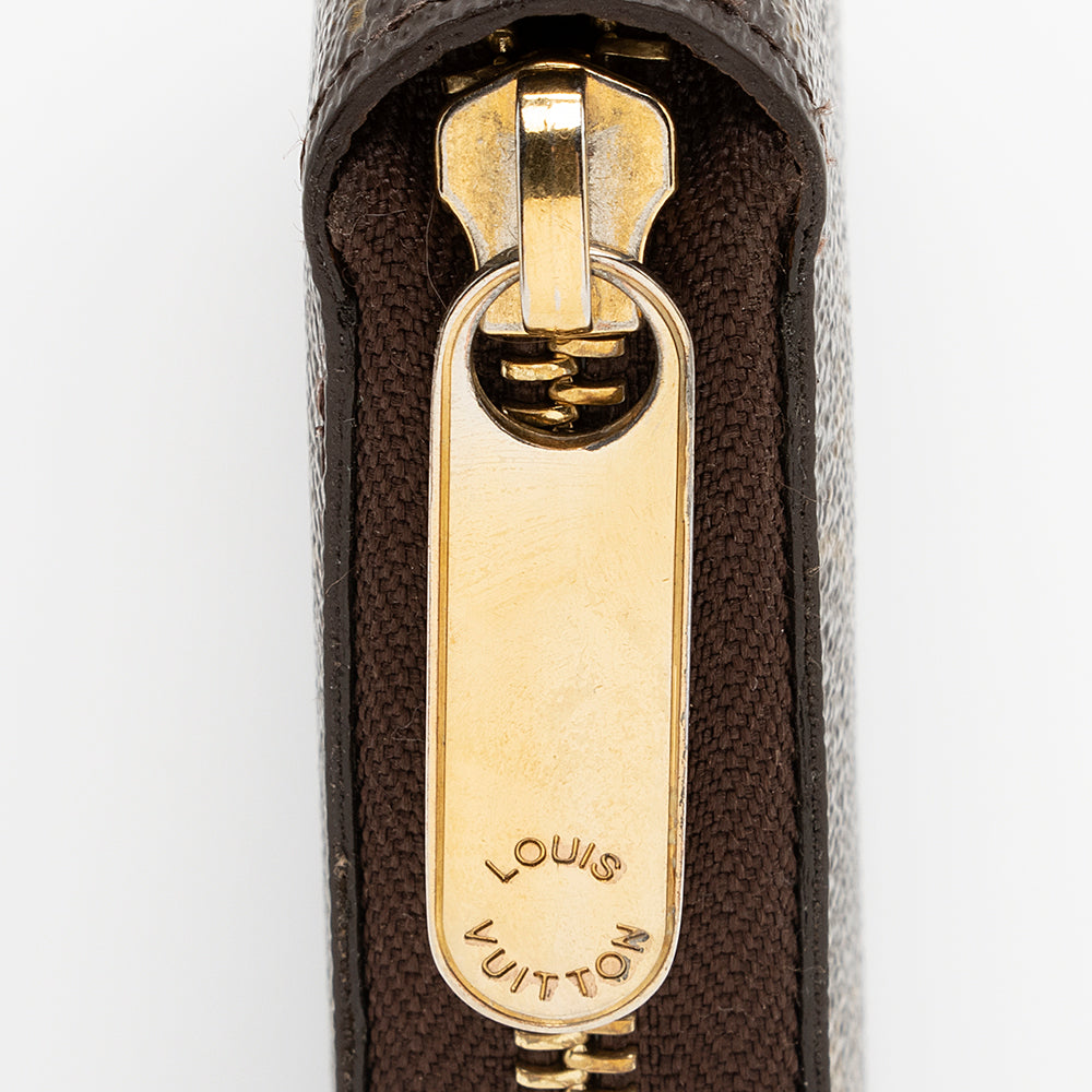 Louis Vuitton Monogram Canvas Zippy Wallet (SHF-21381)
