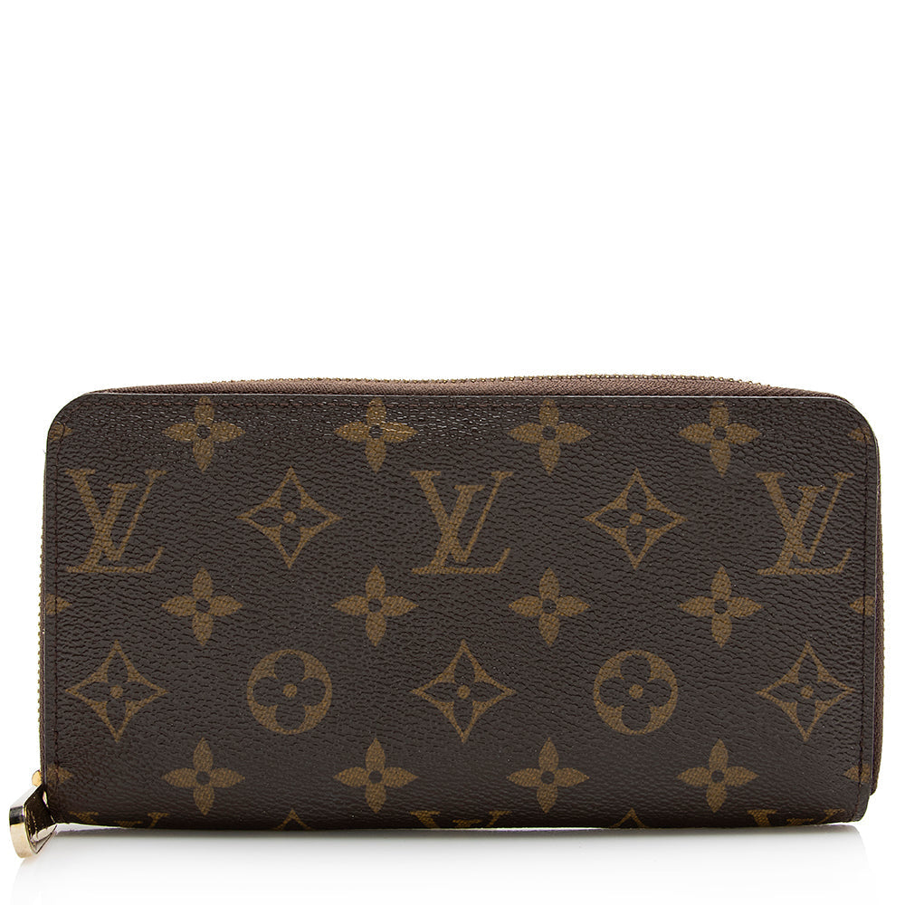 Louis Vuitton Monogram Canvas Zippy Wallet (SHF-21381)