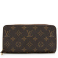 Louis Vuitton Monogram Canvas Zippy Wallet (SHF-21381)