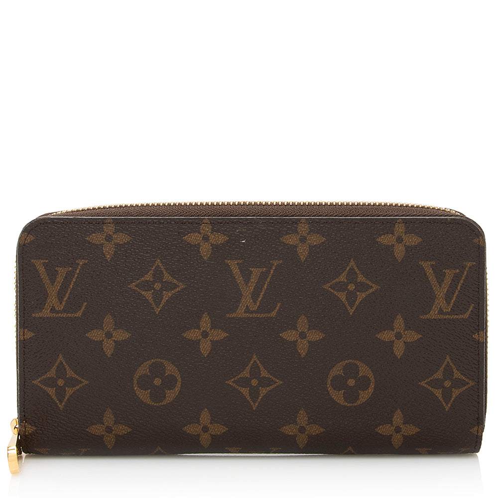 Louis Vuitton Monogram Canvas Zippy Wallet (SHF-21521)