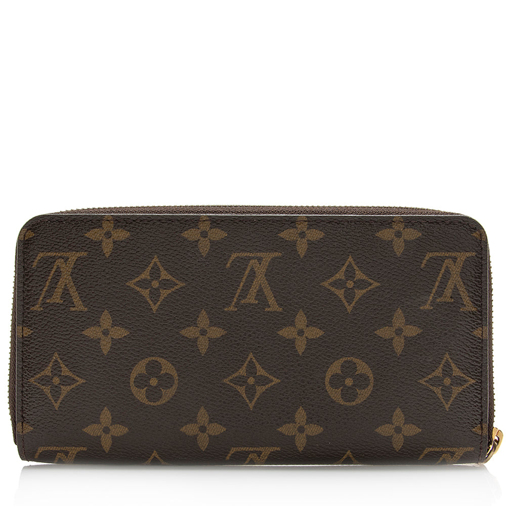 Louis Vuitton Monogram Canvas Zippy Wallet (SHF-21599)