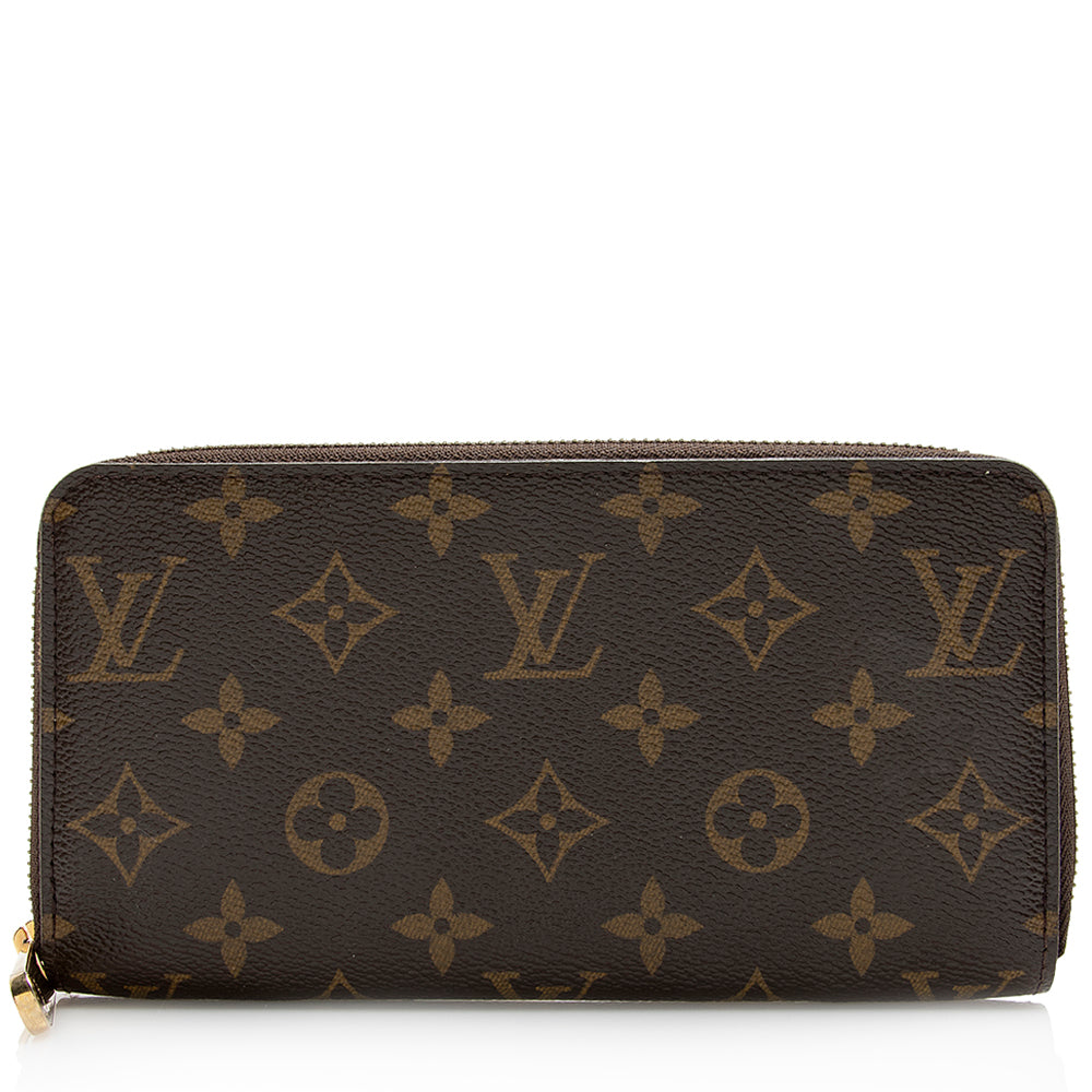 Louis Vuitton Monogram Canvas Zippy Wallet (SHF-21599)