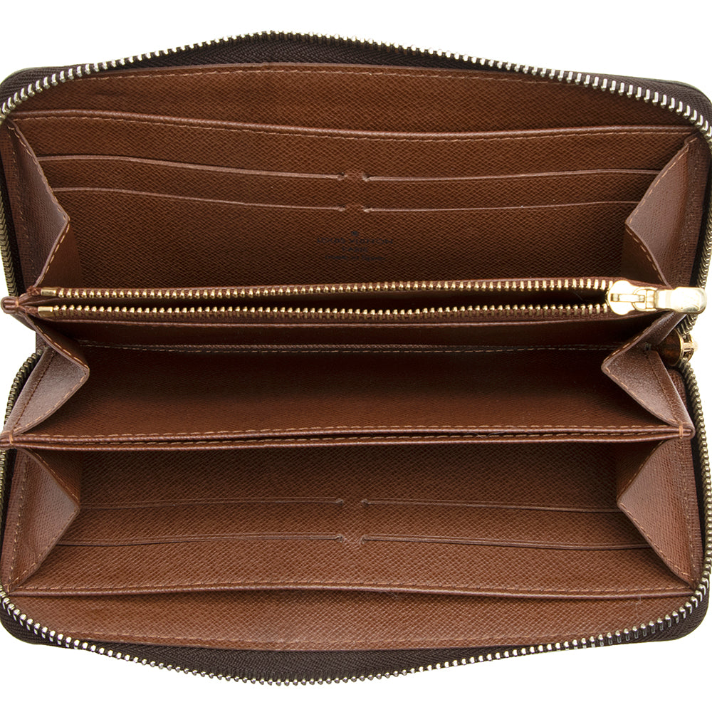 Louis Vuitton Monogram Canvas Zippy Wallet (SHF-21599)