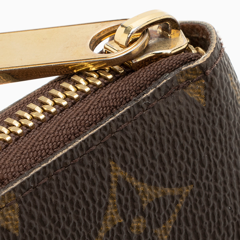 Louis Vuitton Monogram Canvas Zippy Wallet (SHF-21989)