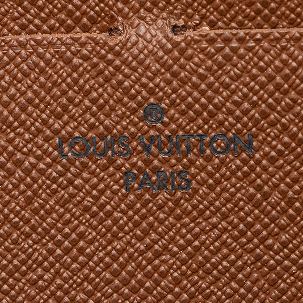 Louis Vuitton Monogram Canvas Zippy Wallet (SHF-21989)