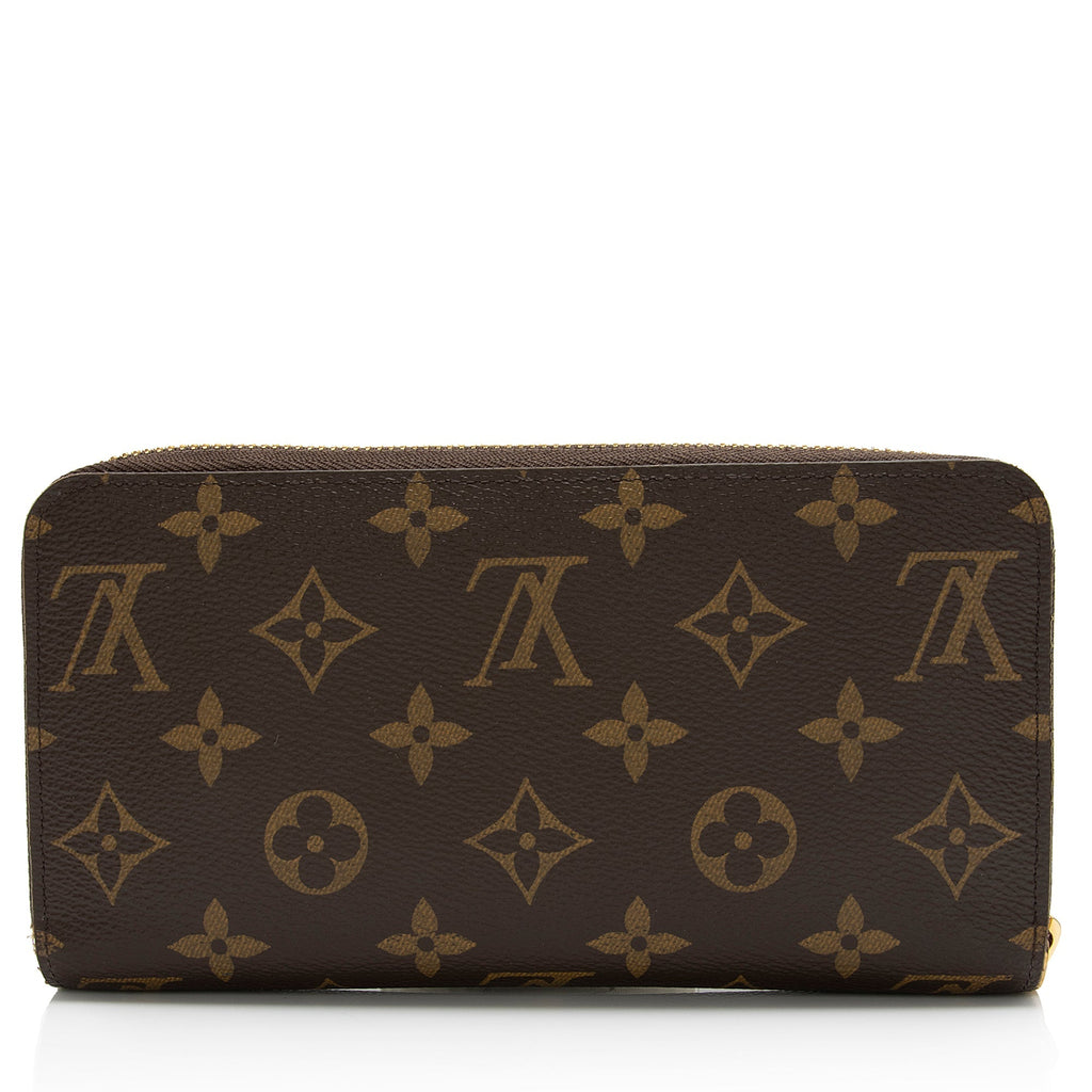 Louis Vuitton Monogram Canvas Zippy Wallet (SHF-23817)