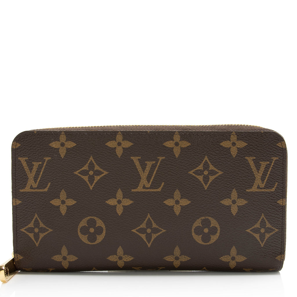 Louis Vuitton Monogram Canvas Zippy Wallet (SHF-23817)