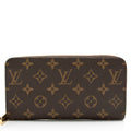 Louis Vuitton Monogram Canvas Zippy Wallet (SHF-23817)