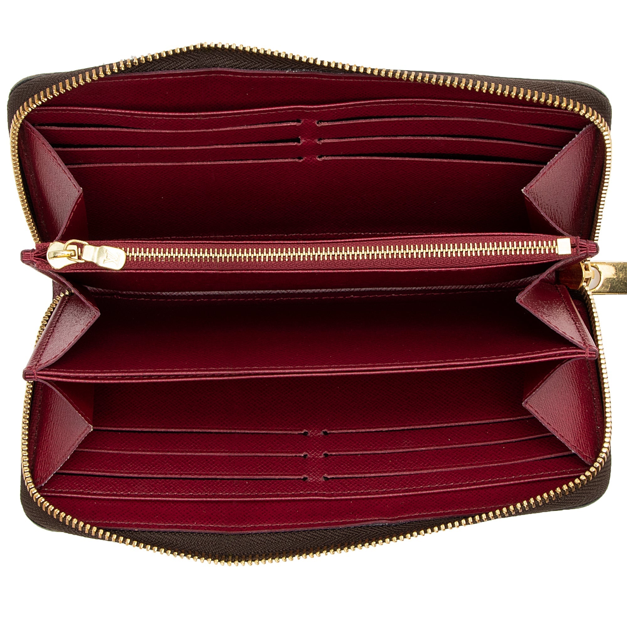 Louis Vuitton Monogram Canvas Zippy Wallet (SHF-23817)
