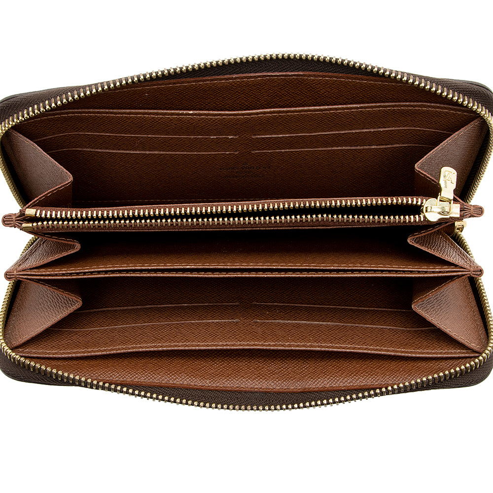 Louis Vuitton Monogram Canvas Zippy Wallet (SHF-23443)