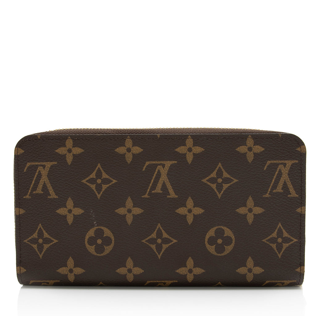 Louis Vuitton Monogram Canvas Zippy Wallet (SHF-23819)