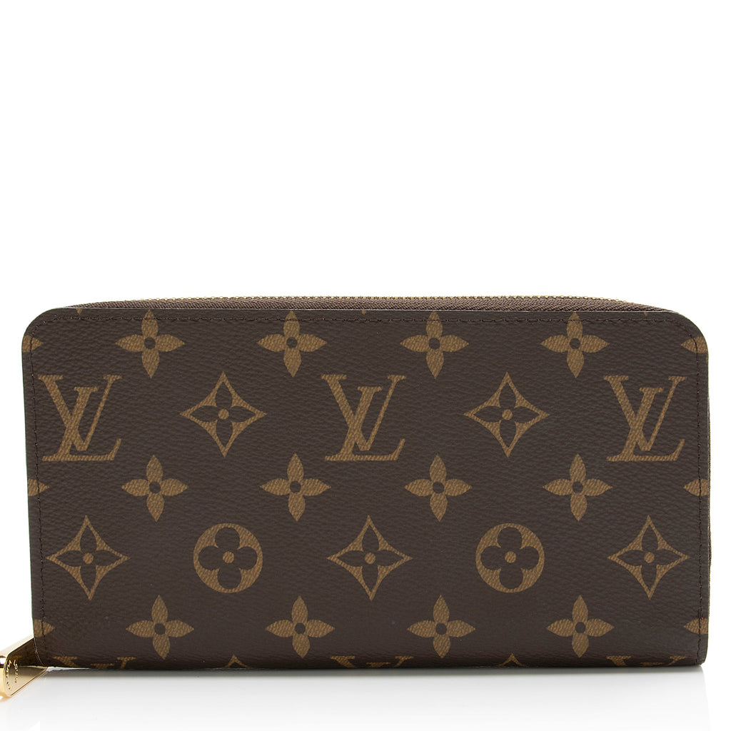 Louis Vuitton Monogram Canvas Zippy Wallet (SHF-23819)