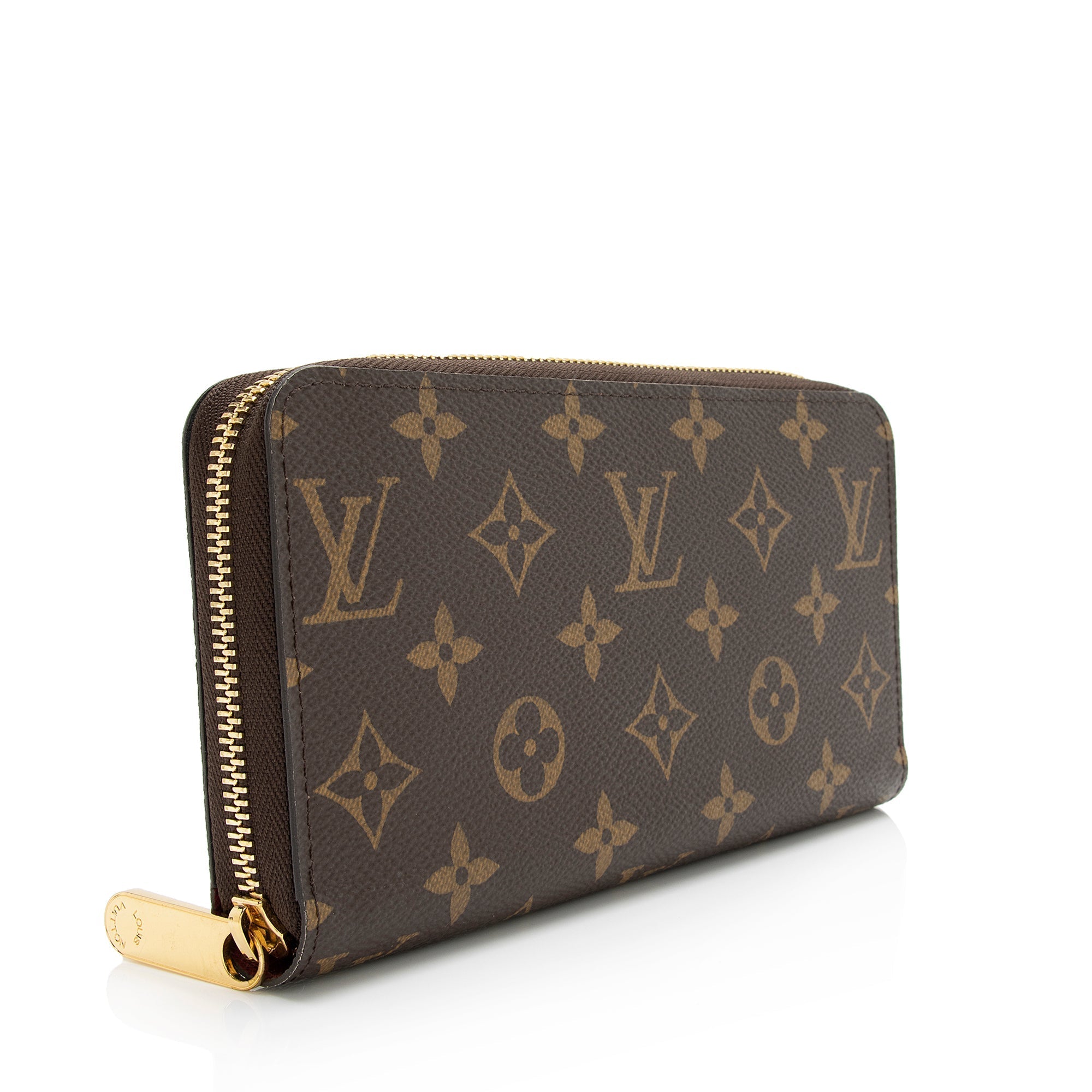 Louis Vuitton Monogram Canvas Zippy Wallet (SHF-23819)