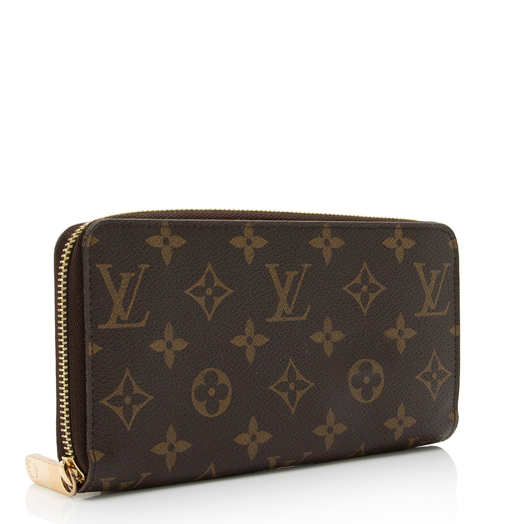 Louis Vuitton Monogram Canvas Zippy Wallet (SHF-7EaHIa)