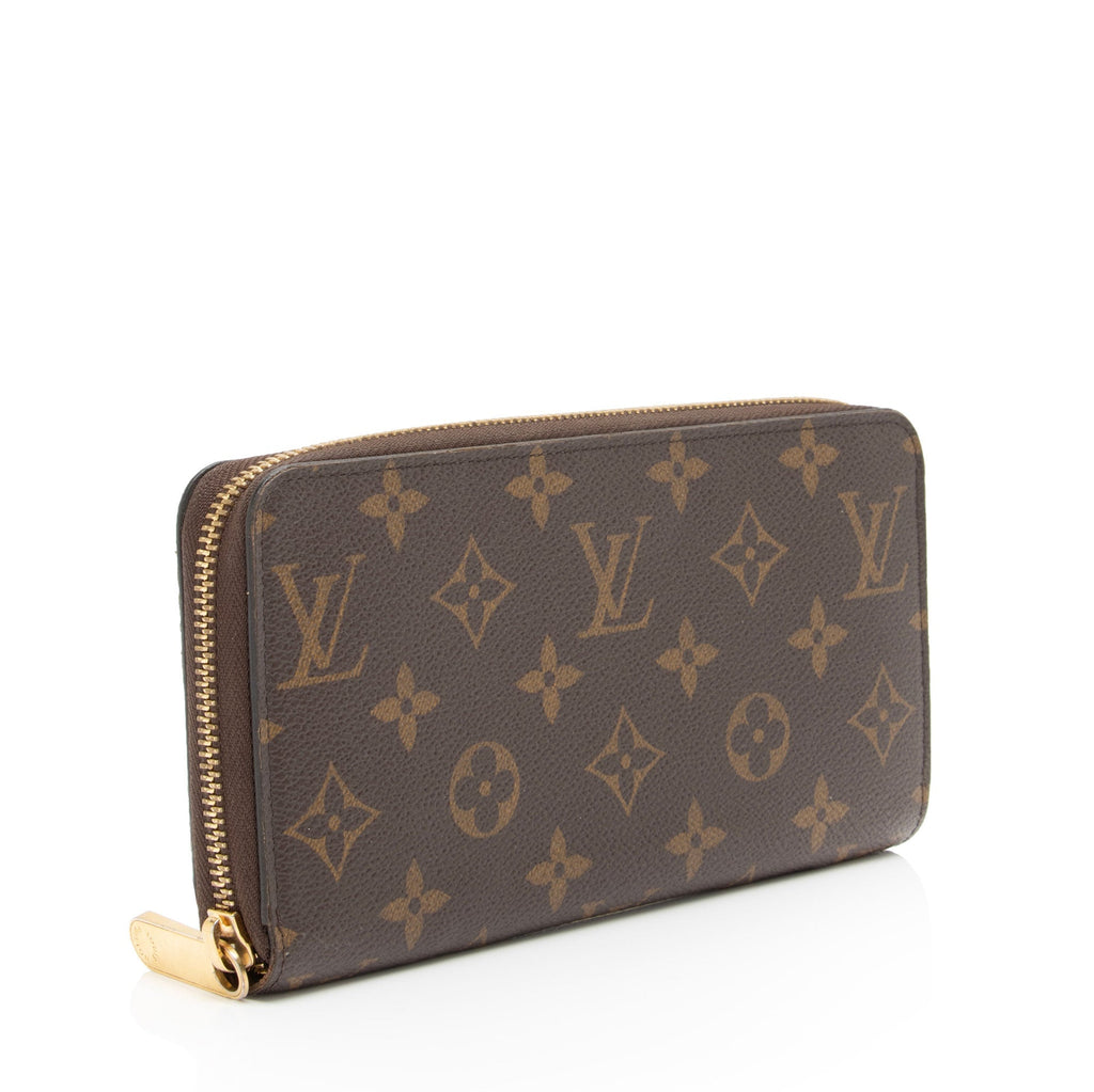 Louis Vuitton Monogram Canvas Zippy Wallet (SHF-JxPPMQ)