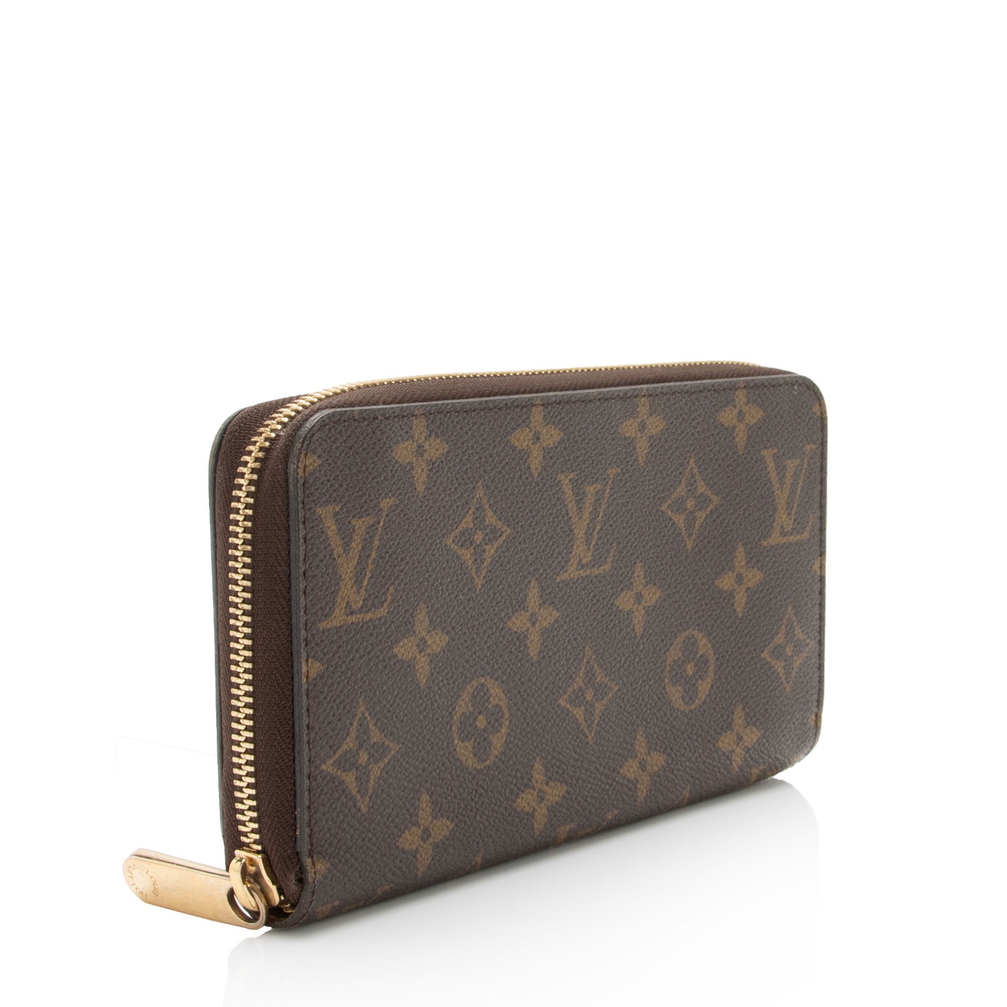 Louis Vuitton Monogram Canvas Zippy Wallet (SHF-64sKuq)