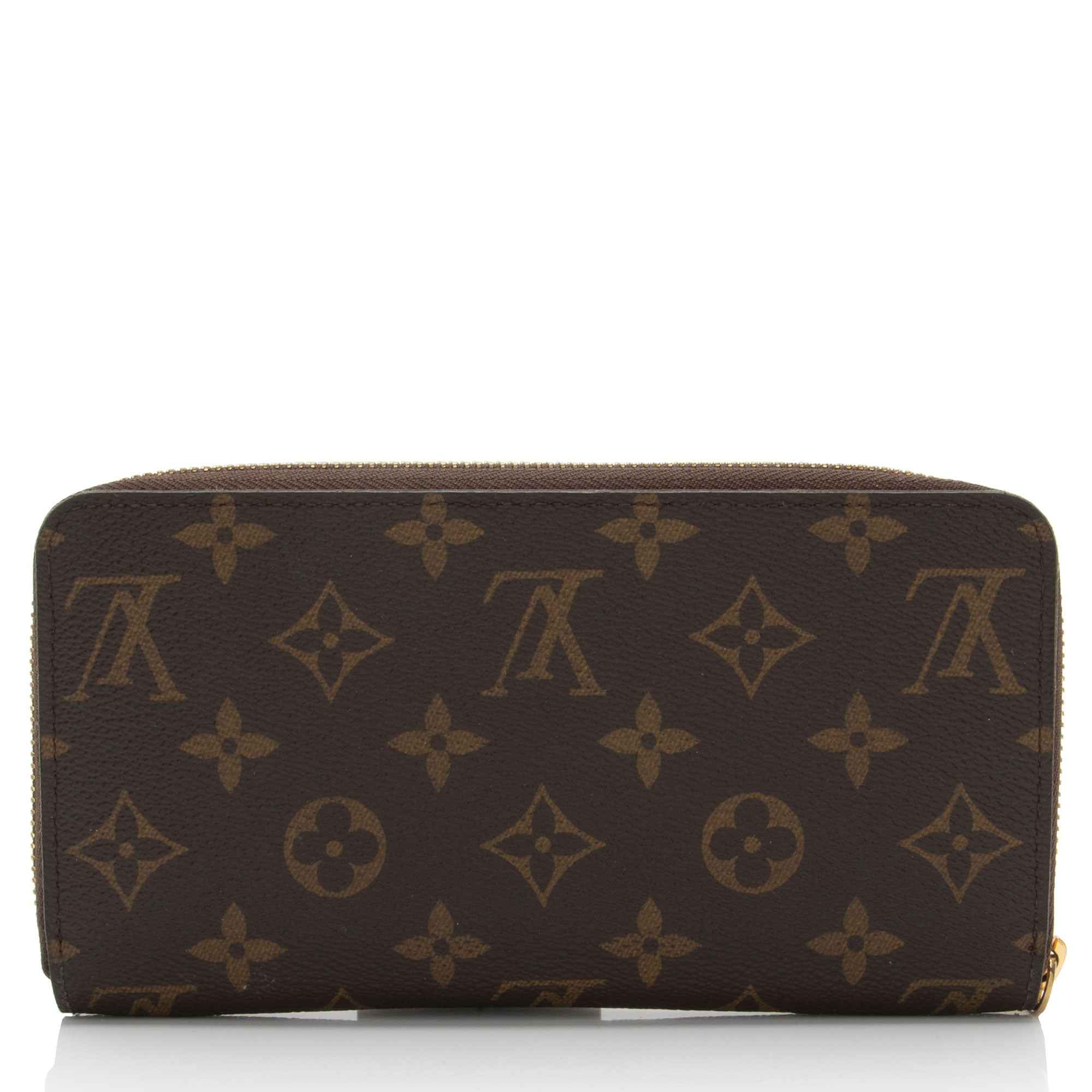 Louis Vuitton Monogram Canvas Zippy Wallet (SHF-3GB61m)