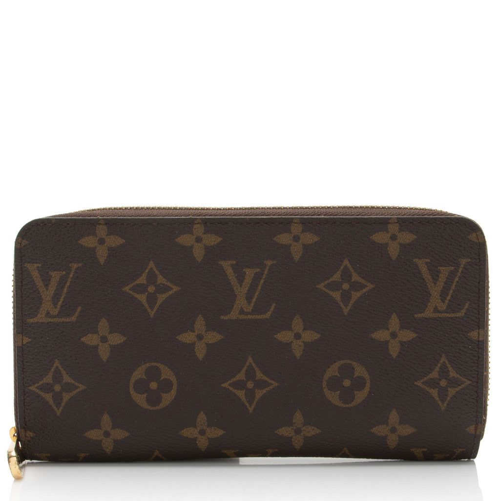 Louis Vuitton Monogram Canvas Zippy Wallet (SHF-3GB61m)