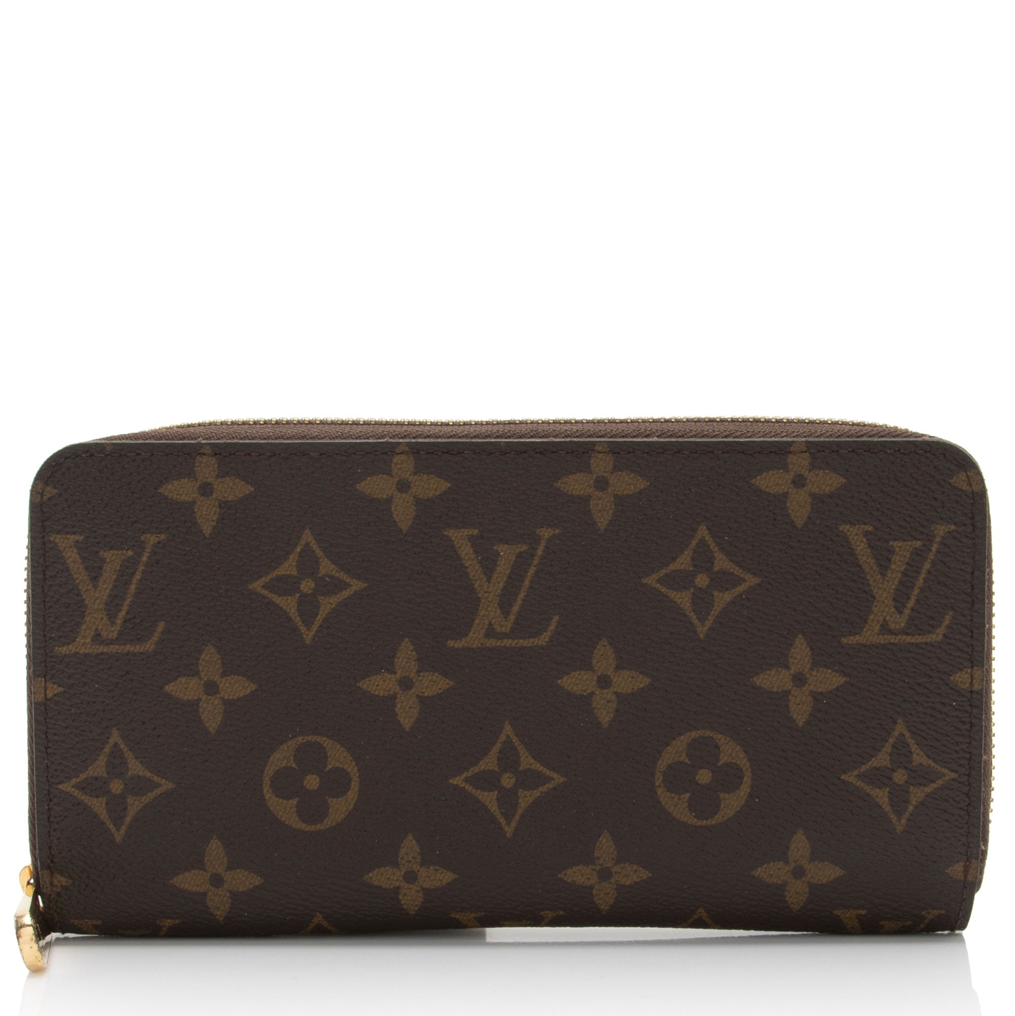 Louis Vuitton Monogram Canvas Zippy Wallet (SHF-3GB61m)