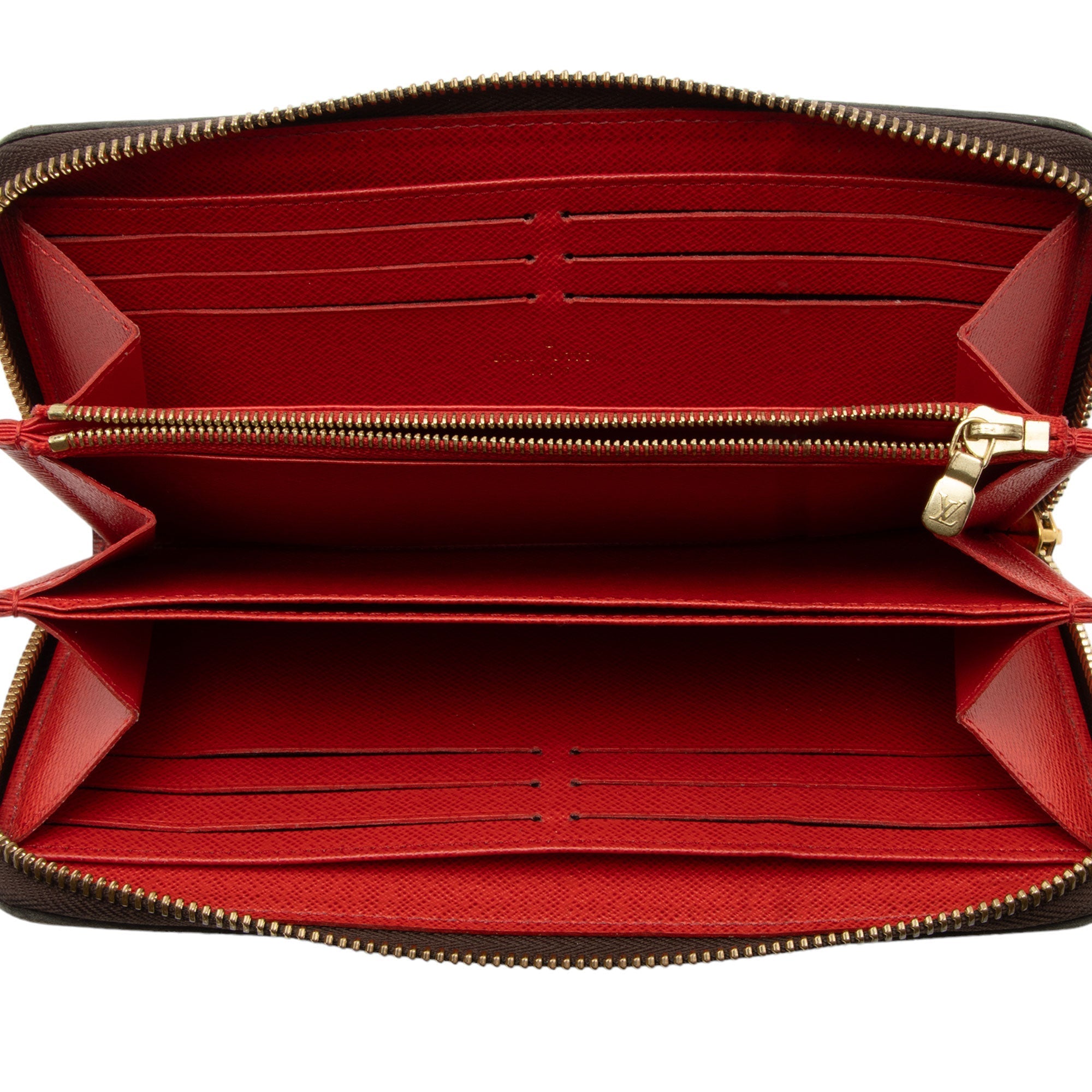 Louis Vuitton Monogram Canvas Zippy Wallet (SHF-3GB61m)