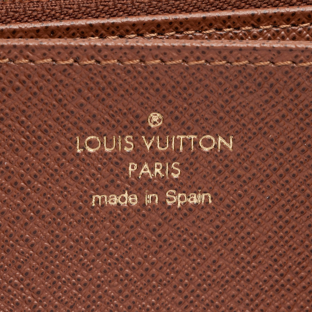 Louis Vuitton Monogram Canvas Zippy Wallet (SHF-yemJGR)