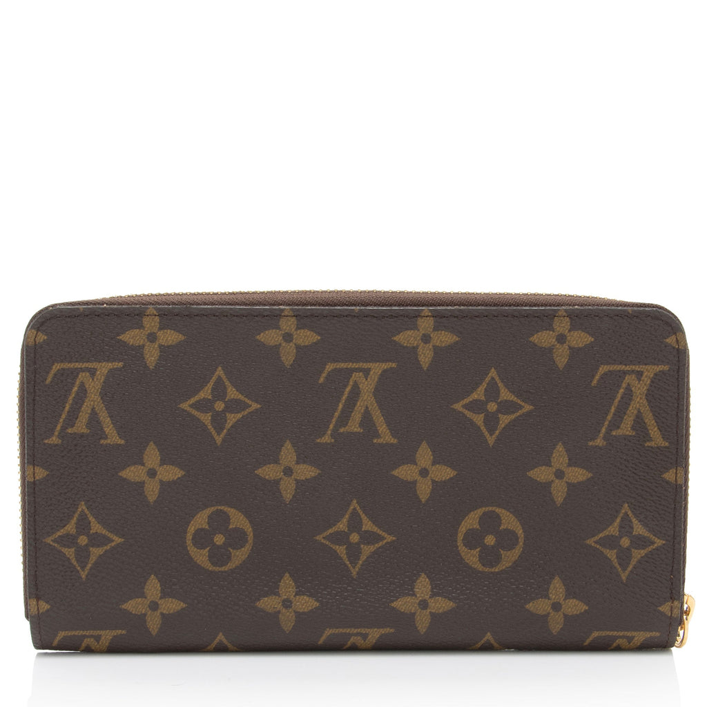 Louis Vuitton Monogram Canvas Zippy Wallet (SHF-BcVv18)