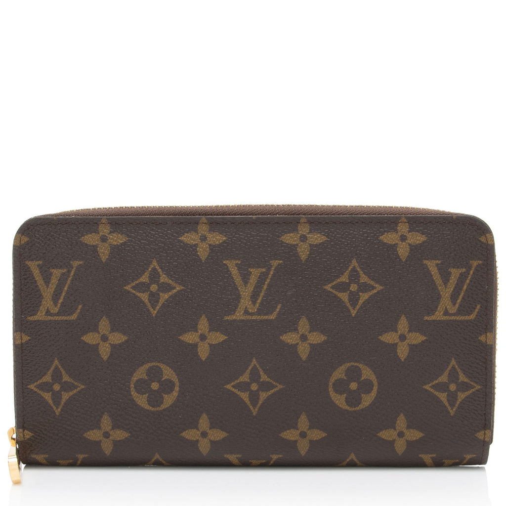 Louis Vuitton Monogram Canvas Zippy Wallet (SHF-BcVv18)
