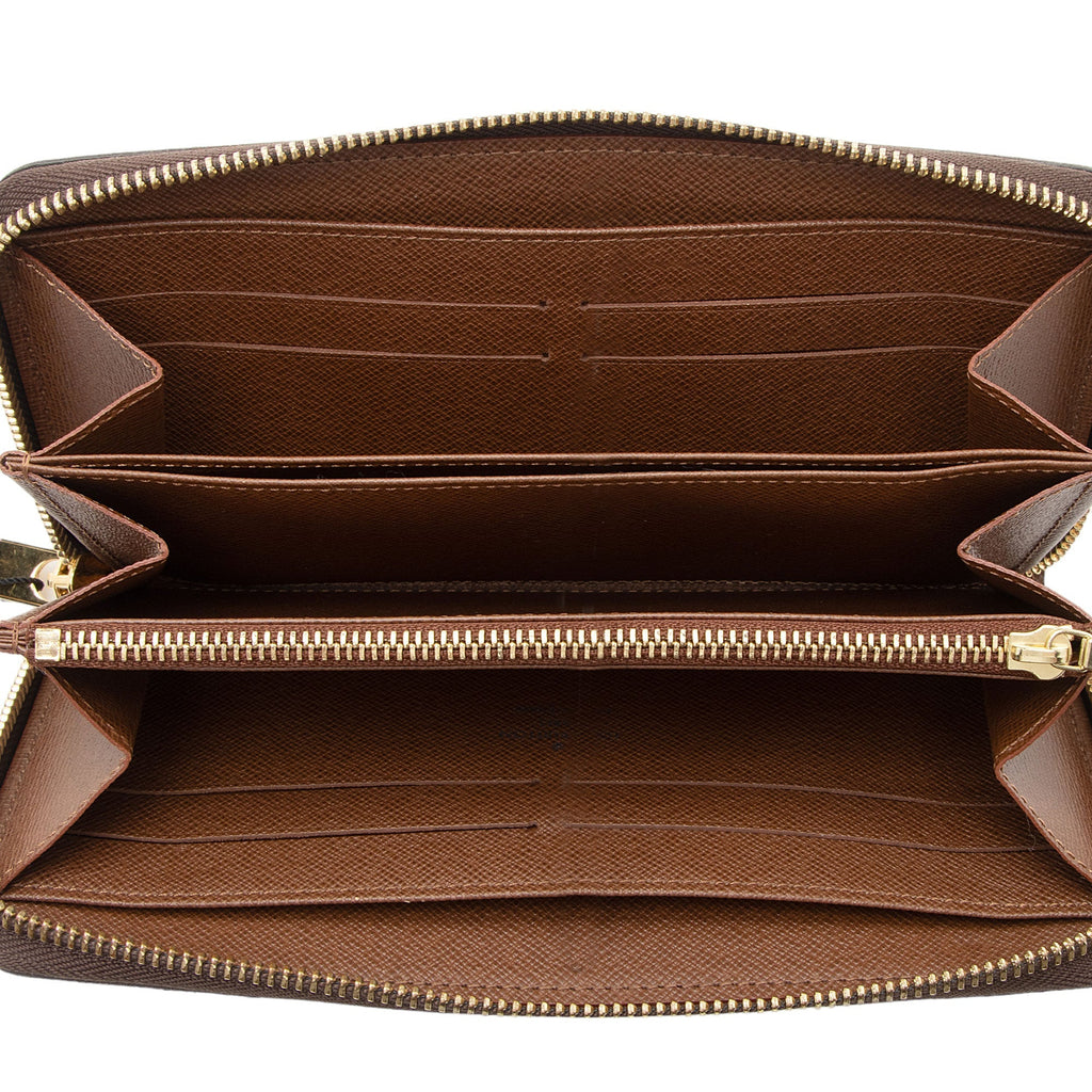 Louis Vuitton Monogram Canvas Zippy Wallet (SHF-BcVv18)
