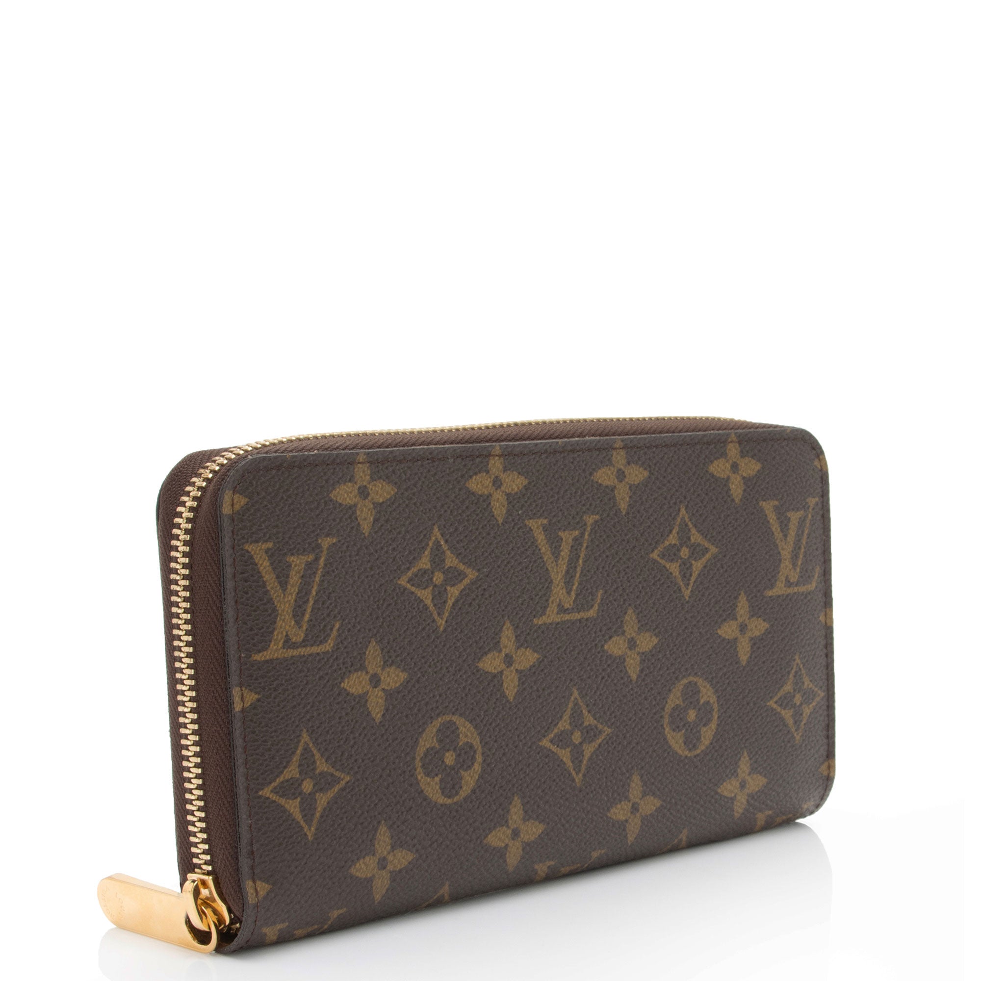 Louis Vuitton Monogram Canvas Zippy Wallet (SHF-BcVv18)