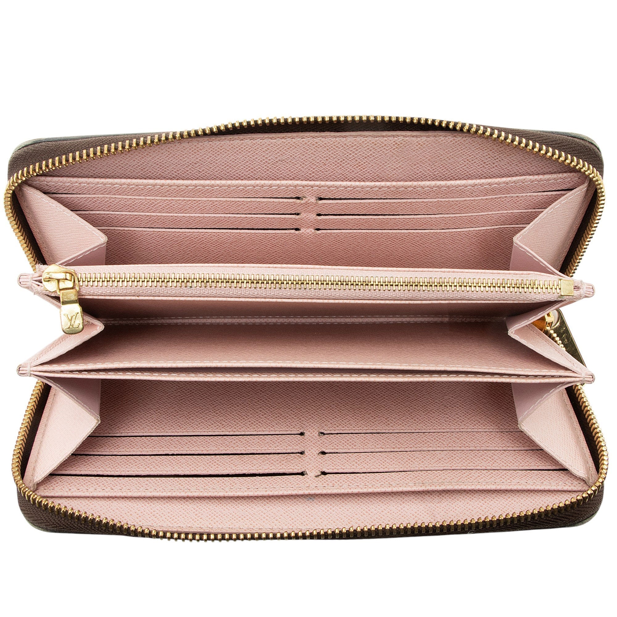 Louis Vuitton Monogram Canvas Zippy Wallet