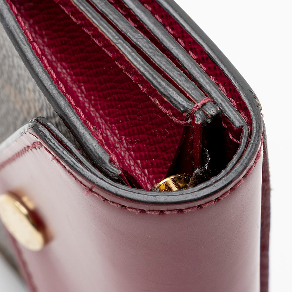 Louis Vuitton Monogram Canvas Zoe Wallet (SHF-22155)