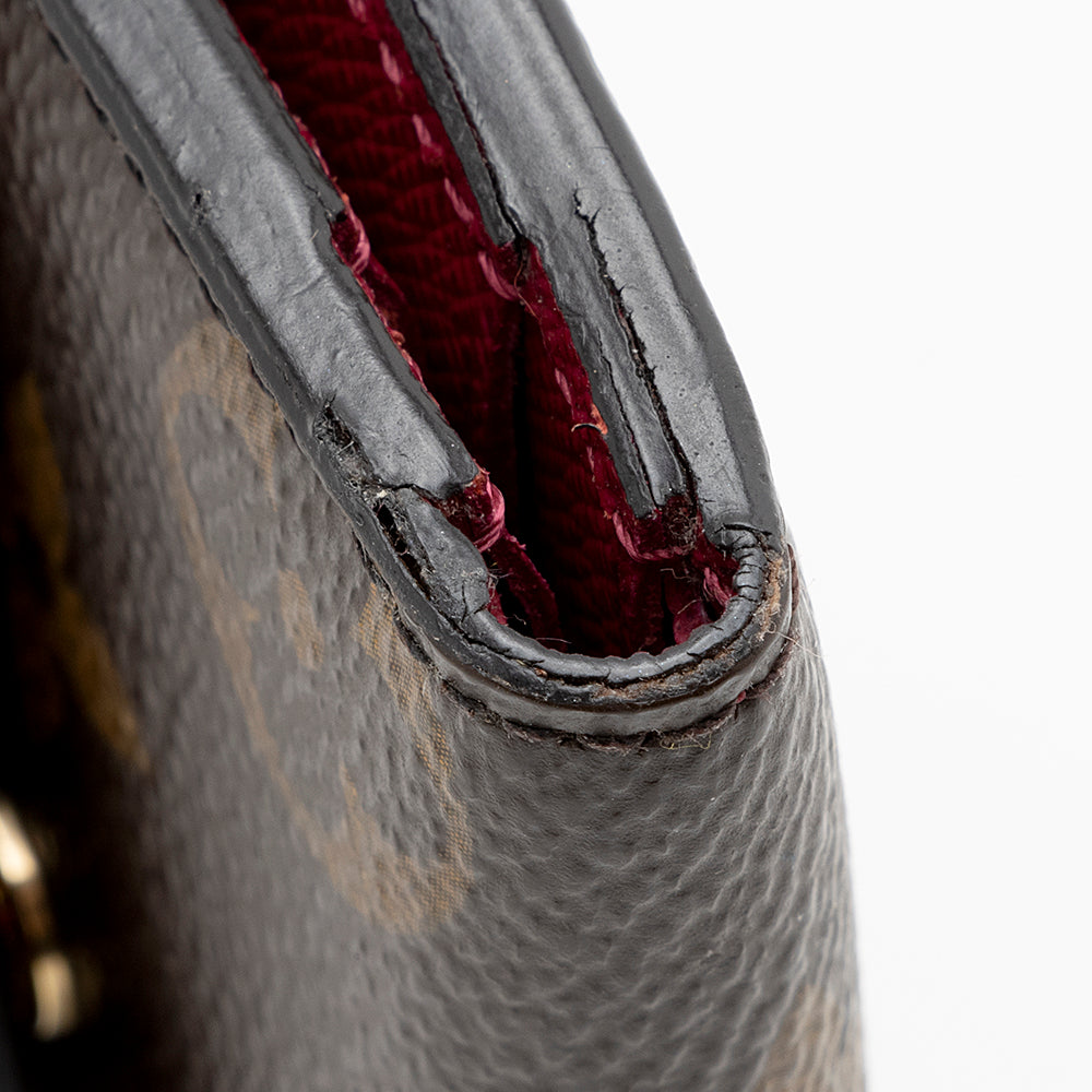 Louis Vuitton Monogram Canvas Zoe Wallet (SHF-22155)