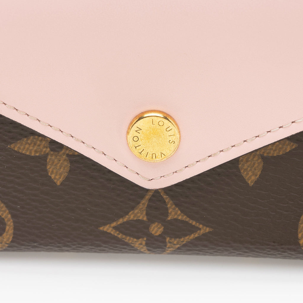 Louis Vuitton Monogram Canvas Zoe Wallet (SHF-sOa53z)