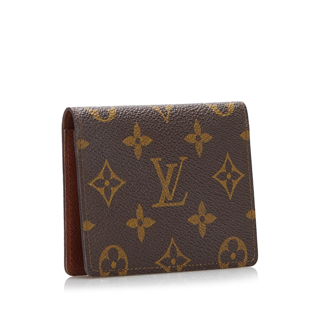 Louis Vuitton Monogram Card Case (SHG-alFpCV)