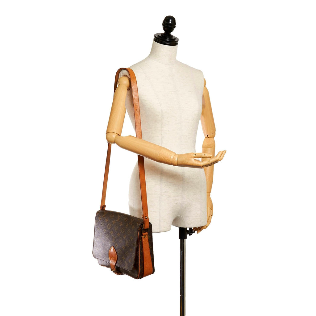 Louis Vuitton Monogram Cartouchiere GM (SHG-28717)