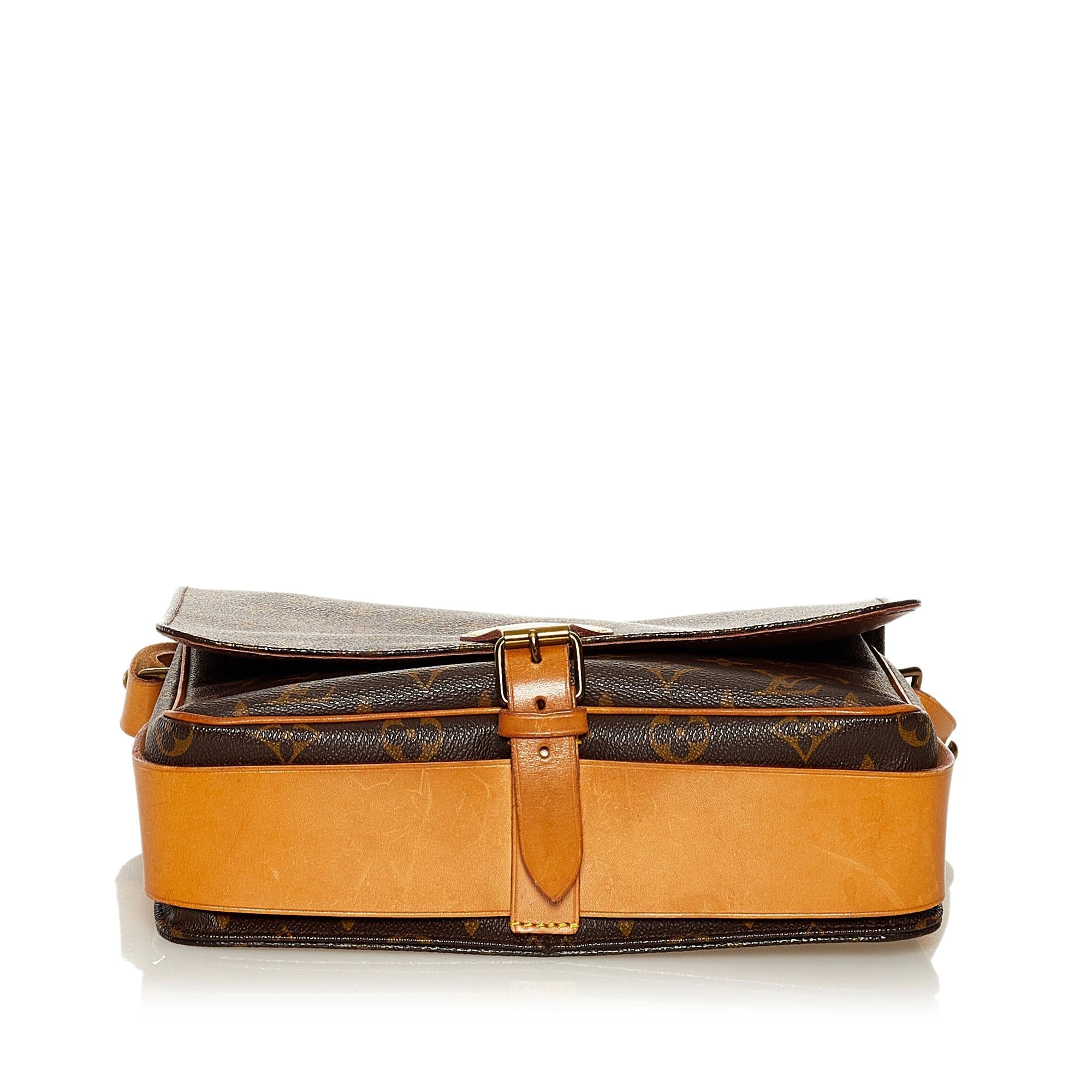 Louis Vuitton Monogram Cartouchiere GM (SHG-35127)
