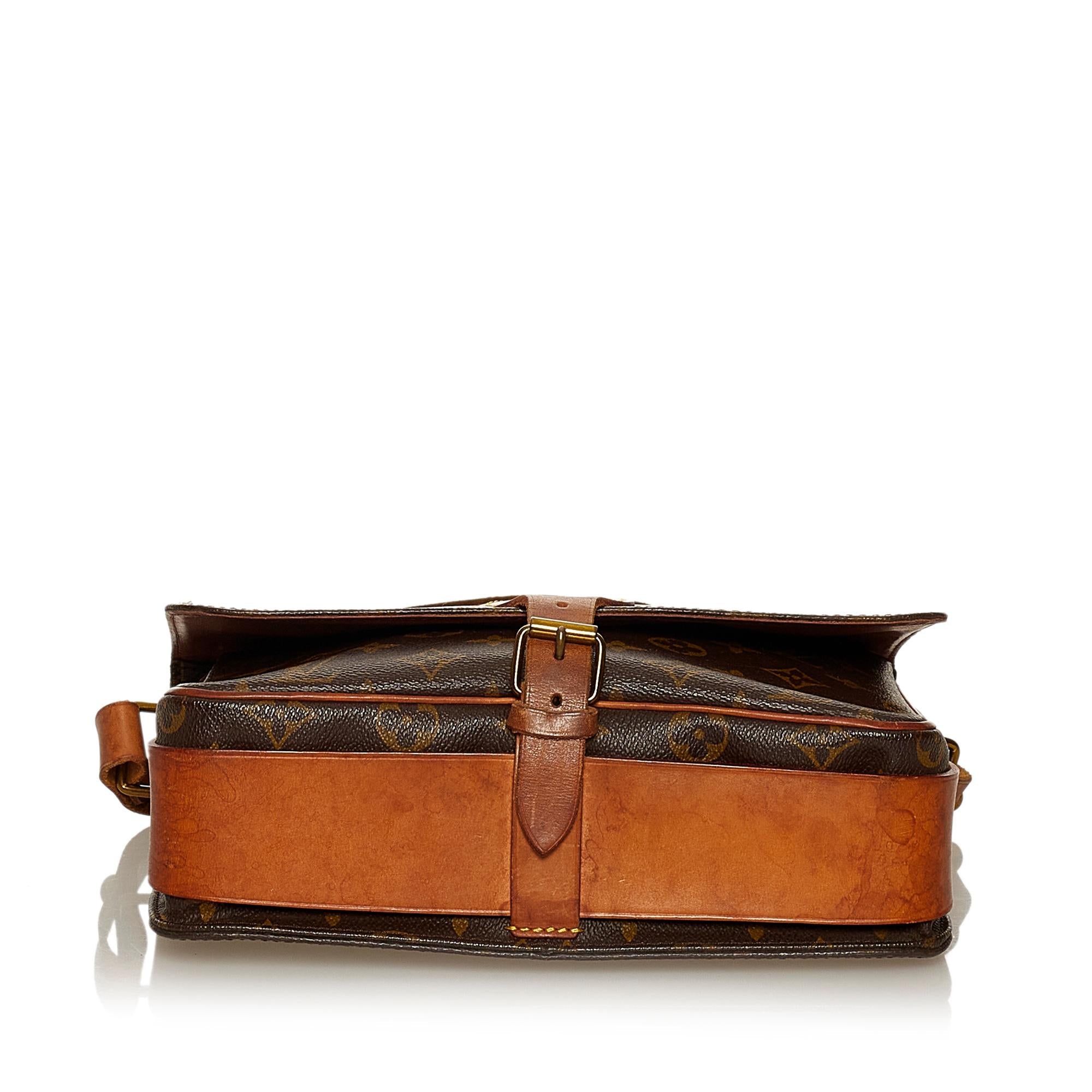 Louis Vuitton Monogram Cartouchiere MM (SHG-28878)