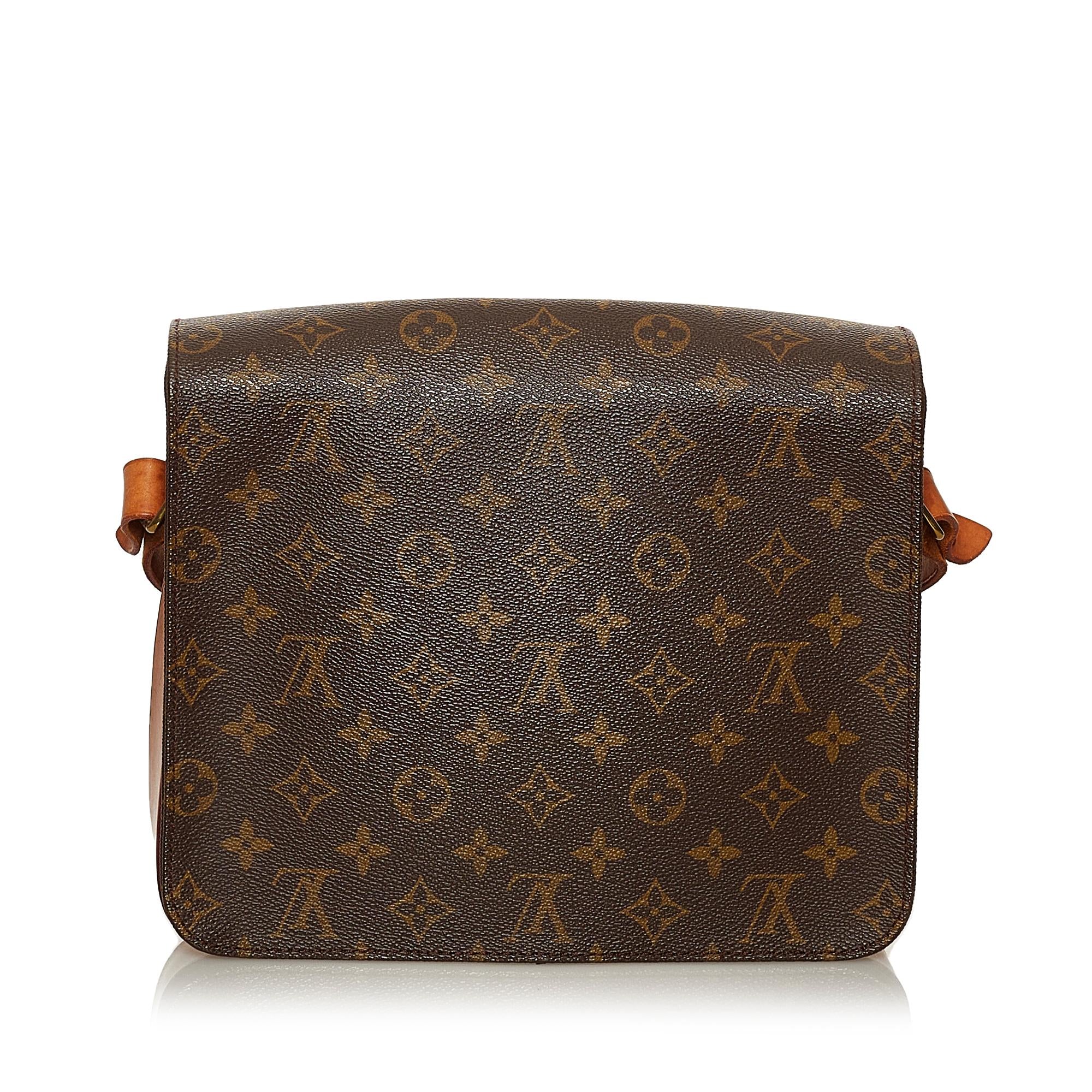Louis Vuitton Monogram Cartouchiere MM (SHG-29213)