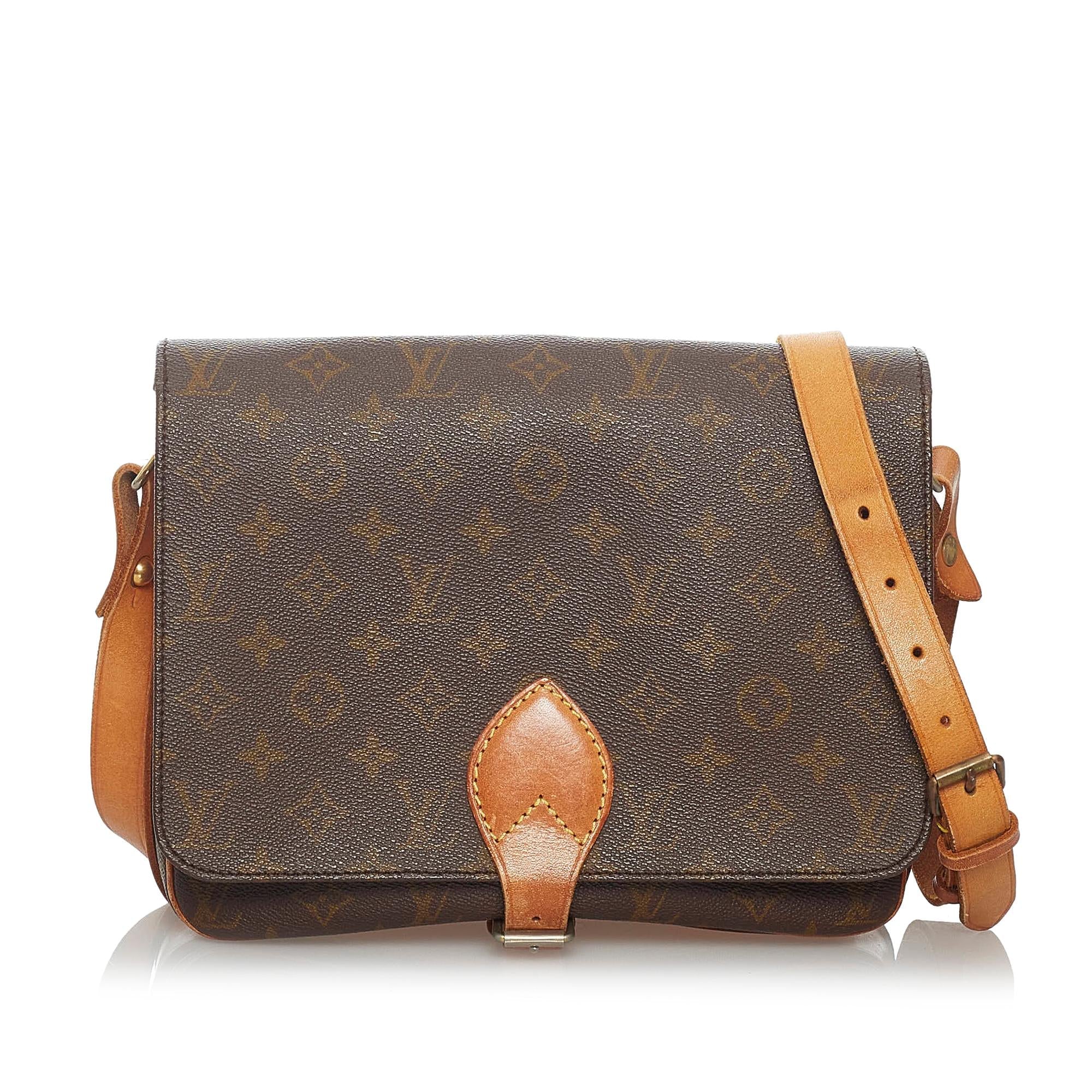 Louis Vuitton Monogram Cartouchiere MM (SHG-29411)