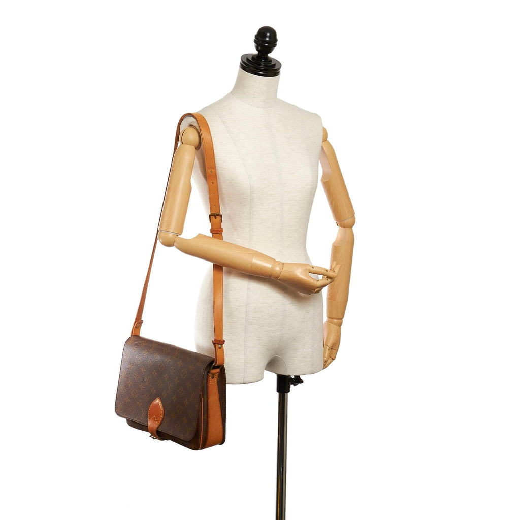 Louis Vuitton Monogram Cartouchiere MM (SHG-29411)
