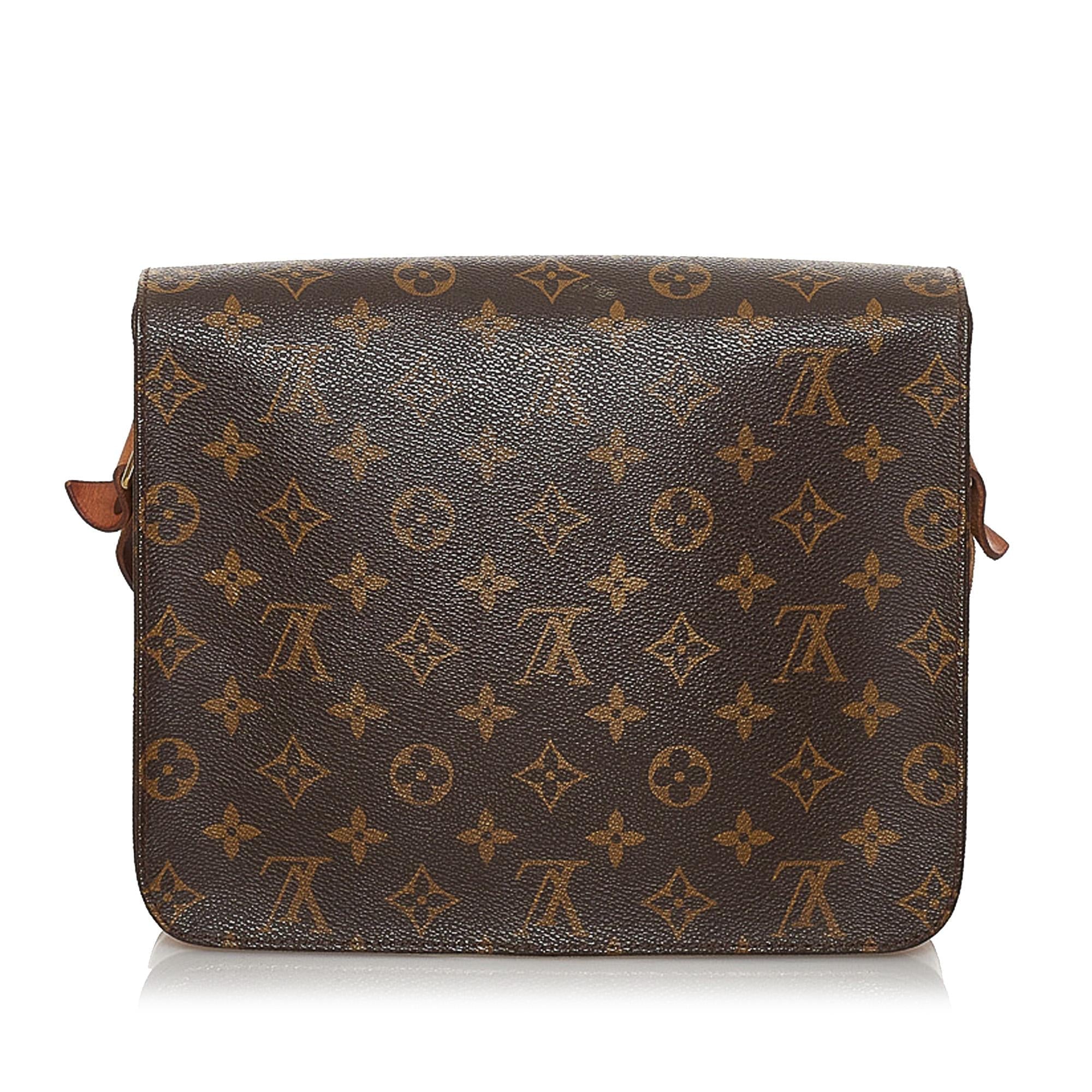 Louis Vuitton Monogram Cartouchiere MM (SHG-30088)