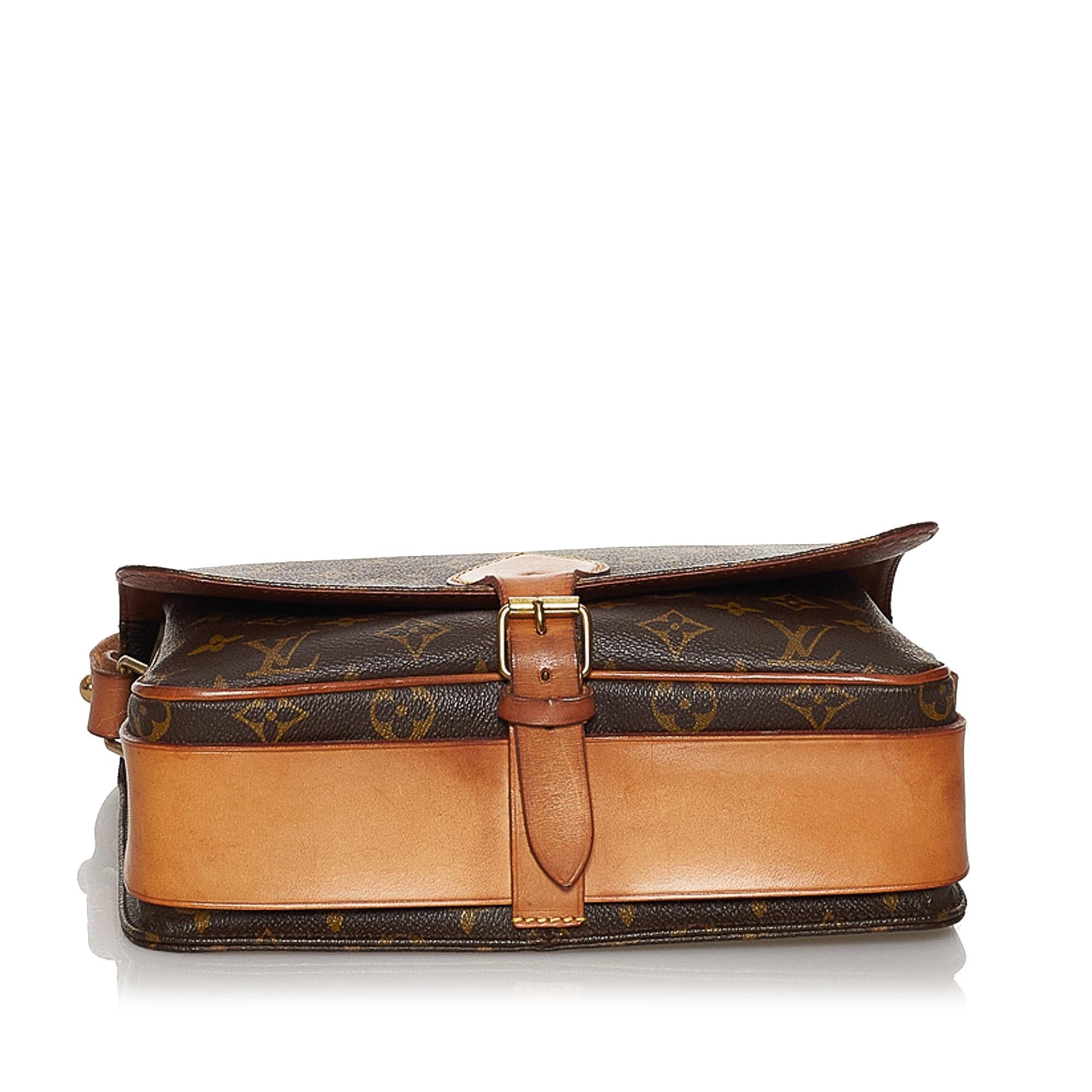 Louis Vuitton Monogram Cartouchiere MM (SHG-30088)