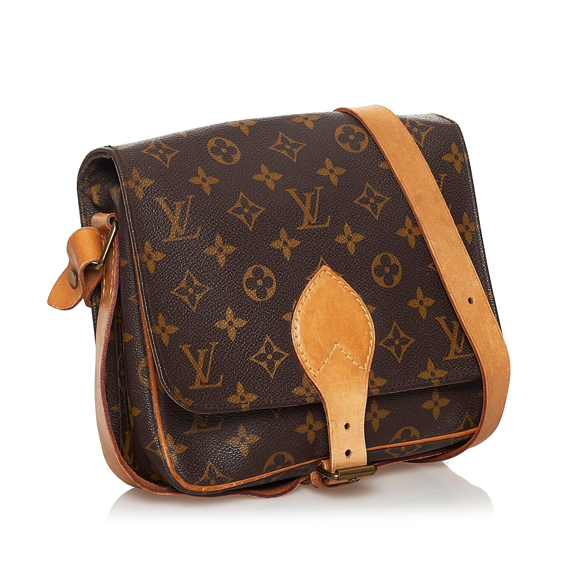Louis Vuitton Monogram Cartouchiere MM (SHG-31023)