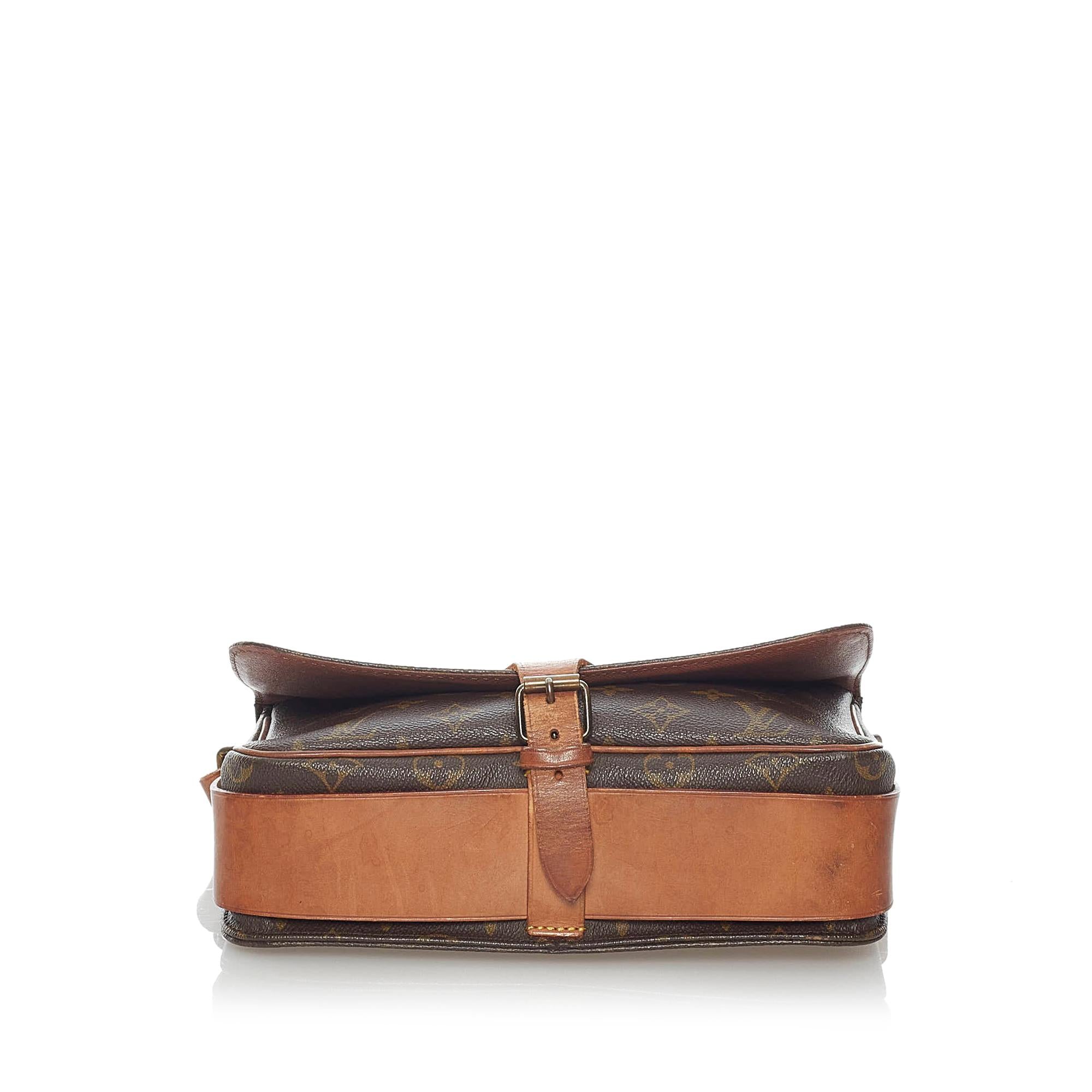 Louis Vuitton Monogram Cartouchiere MM (SHG-31093)