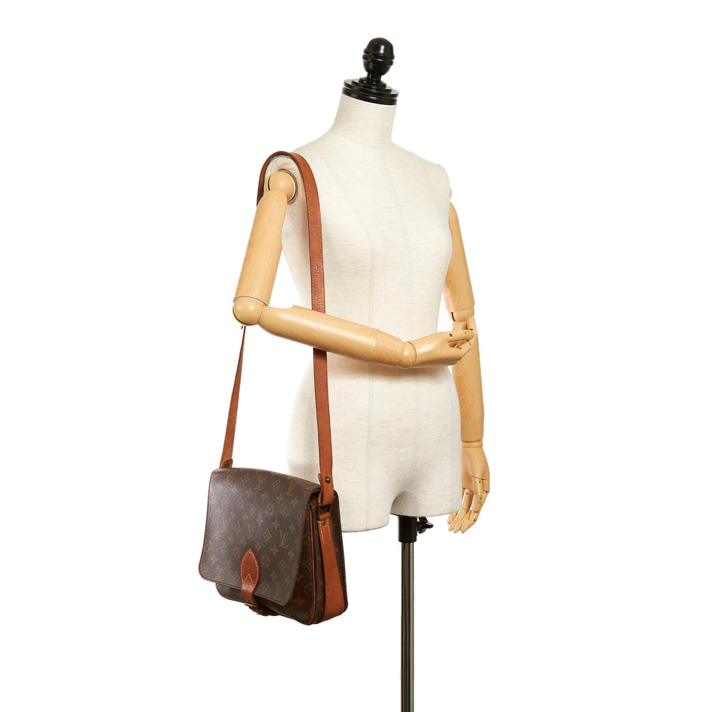Louis Vuitton Monogram Cartouchiere MM (SHG-31093)